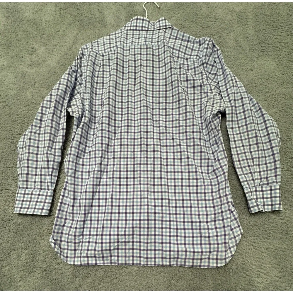 J. Crew Shirt Men's L Plaid Button Down Long‎ Sleeve Crosby 120's 2-ply Cotton